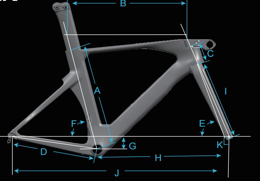 Cadre TT entièrement en carbone