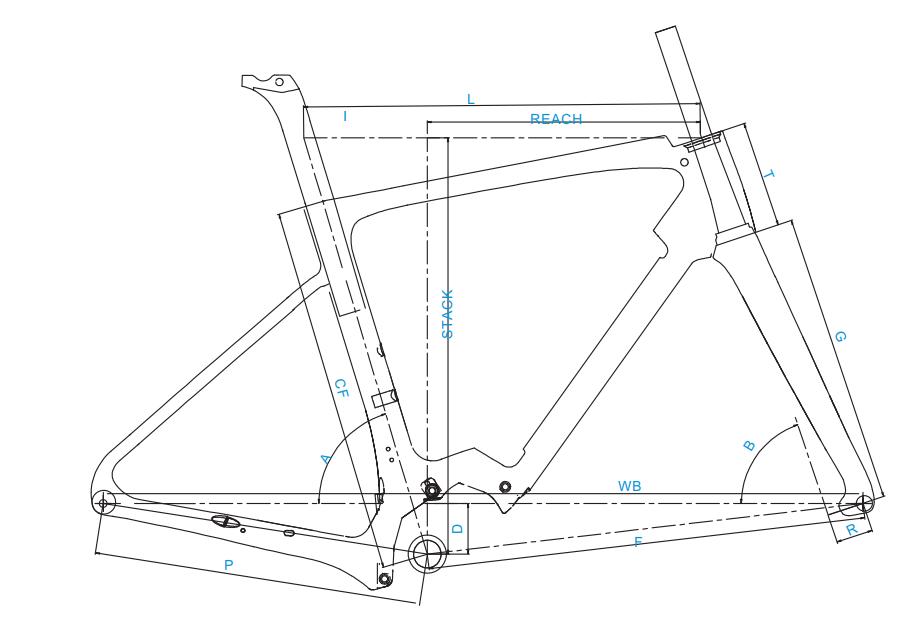 Cadre de vélo de gravier électrique