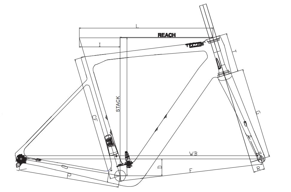 Cadre de vélo électrique en fibre de carbone personnalisé