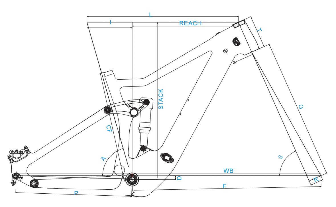 Cadres de vélo électrique en carbone à suspension complète