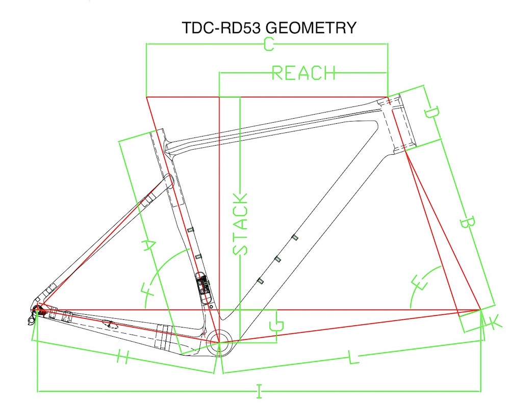 Nouveau cadre de frein à disque Gravel Nouveau cadre de frein à disque Gravel