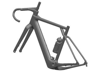 Gravel E Bike Frameset