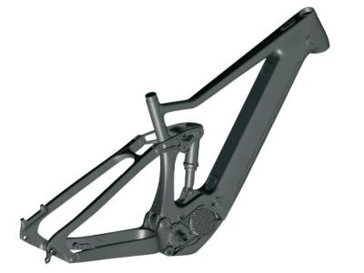 Full Suspension MTB E Bike Carbon Frame